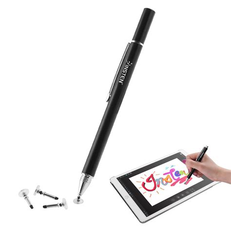 Insten Universal Precision Disc Fine Point Stylus Pens with 3 ...