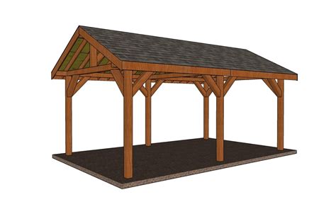 12x20 Pavilion - Free DIY Plans | MyOutdoorPlans | Free Woodworking ...