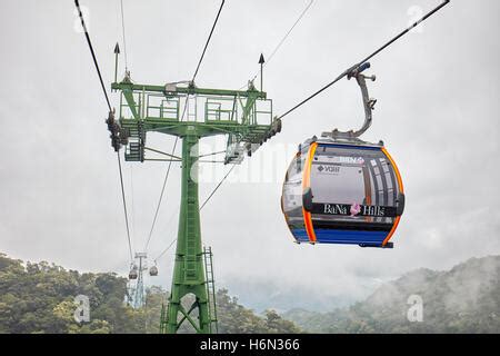 Ba Na Cable Car. Ba Na Hills Mountain Resort, Da Nang, Vietnam Stock ...