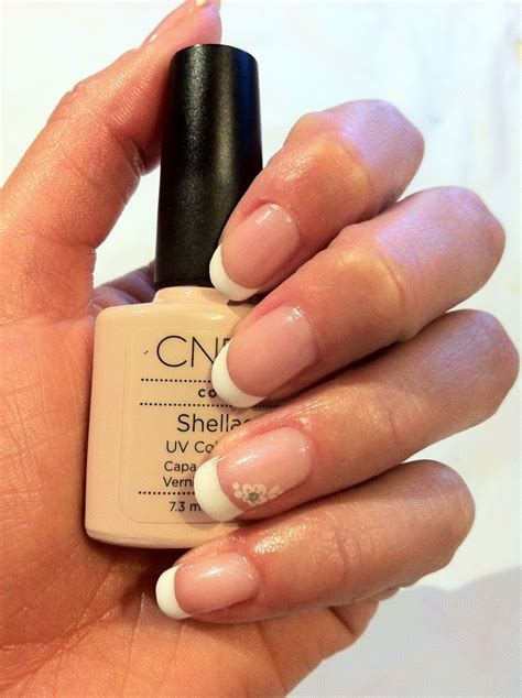 Brush up and Polish up!: CND Shellac Nail Art - French, French & more French!