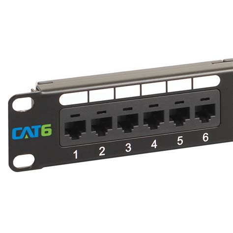 CAT6 Patch Panel with 24 Ports and 1 RMS - CableMaster.com