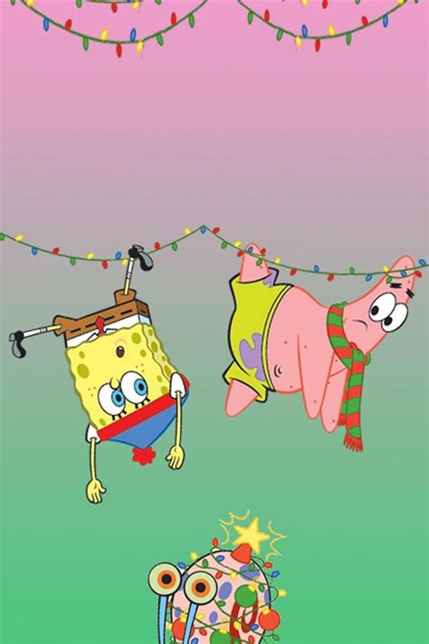 Sponge bob wallpaper Nickelodeon bob esponja merry Christmas Christmas Wallpaper Iphone Tumblr ...