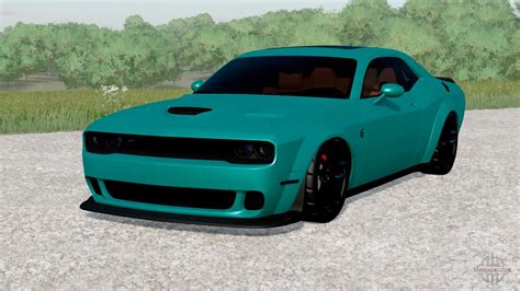 Dodge Challenger SRT Hellcat Widebody (LC) 2018〡color choice for Farming Simulator 2017