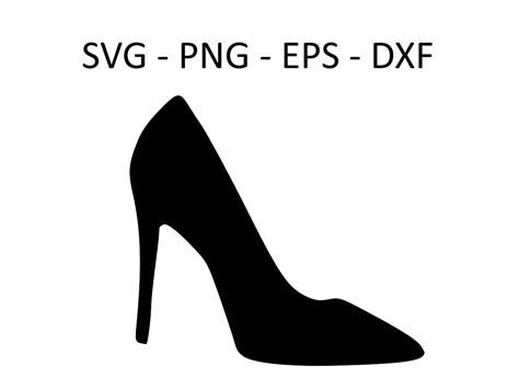 High Heels, SVG Files, Clipart, Silhouette, Vector Images, Cricut ...