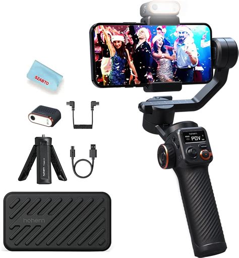 Hohem M6 Kit - 3 Axis Mobile Gimbal with OLED Display and Magnetic Fil – Origin Shop Official