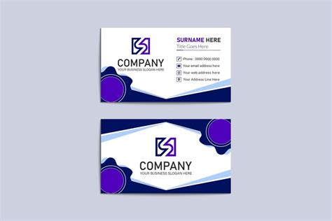 Premium Vector | School education business card design