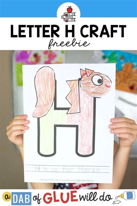 Animal Alphabet H is for Horse Craft