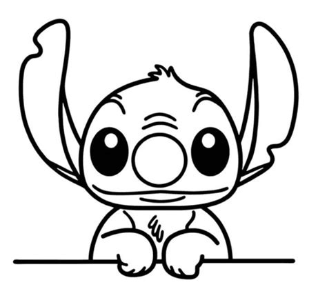 a cartoon character with big eyes sitting on top of a table and looking at the camera