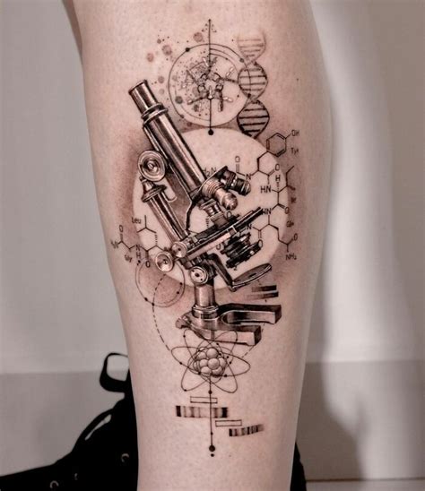 110 Science Tattoos For The Scientist In You | Bored Panda