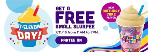 7 Eleven: Get A Free Small Slurpee Today + 11 Free Slurpees with ...