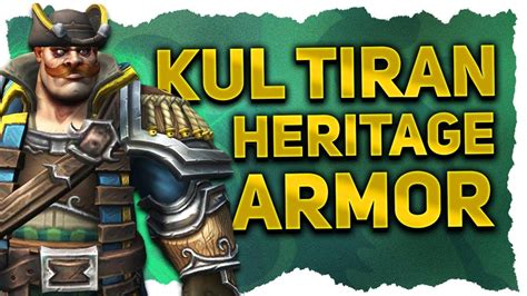 Kul Tiran Human Heritage Armor & Race Mount Preview | New Allied Race In Tides of Vengeance 8 1 ...