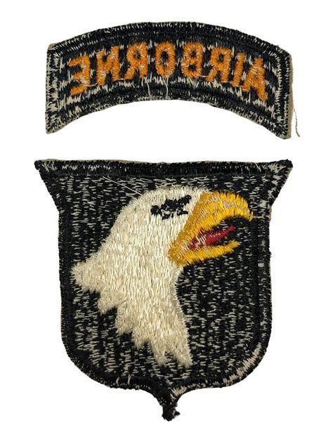 Original WWII US 101st Airborne division patch - Oorlogsspullen.nl - Militaria shop