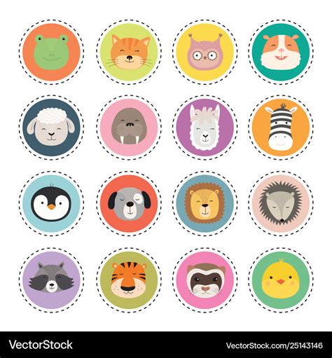 Khám phá ngay Animal stickers cute với hàng trăm mẫu sticker đáng yêu