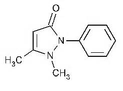 Antipyrine, chemical structure, molecular formula, Reference Standards