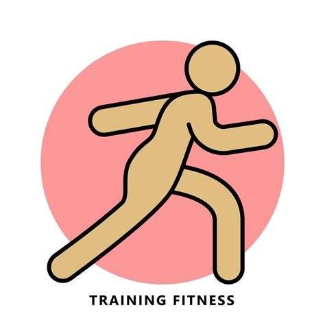 Warm up sport Icon Symbol. Training Fitness Exercise Logo Illustration 12190556 Vector Art at ...