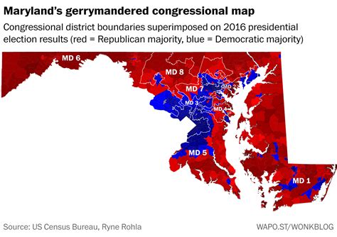 Maryland Congressional District Map 2019