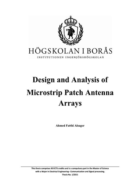 Patch Antenna | PDF