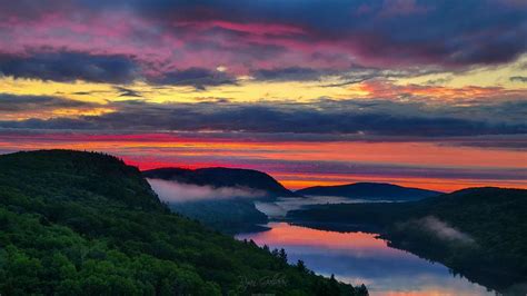 Lake of the Clouds Sunrise August 2022 Photograph by Ryan Gallavin - Pixels