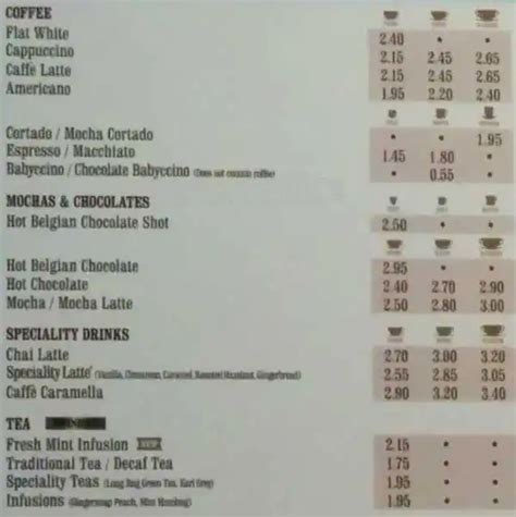 Costa Coffee Menu, Menu for Costa Coffee, Parkhead, Glasgow - Zomato UK