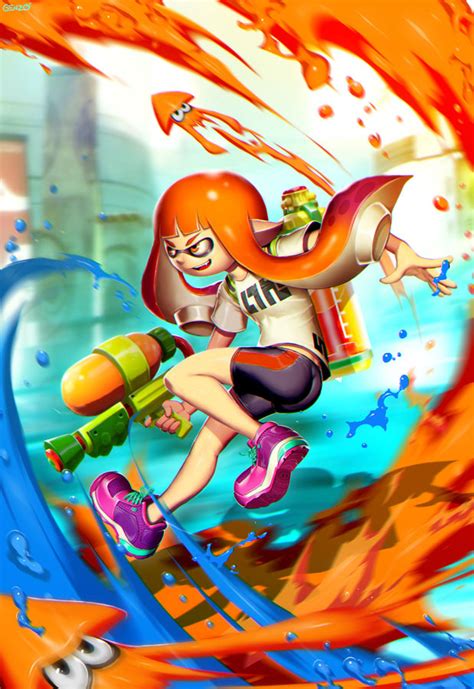 Splatoon Fan Art Feature: The Inkling Girl | Game-Art-HQ