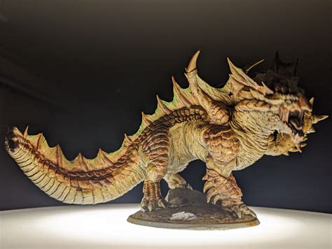 3D Printable Adult Brown Dragon by Rescale Miniatures