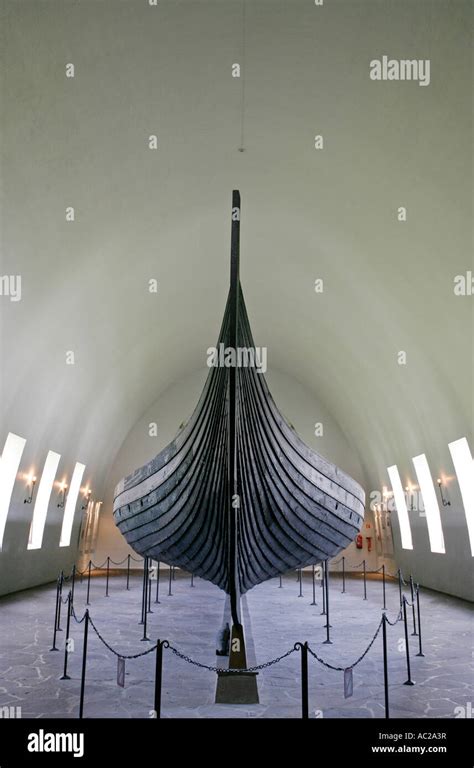 The Gokstad Ship Viking Ship Museum Oslo Norway Europe Stock Photo - Alamy