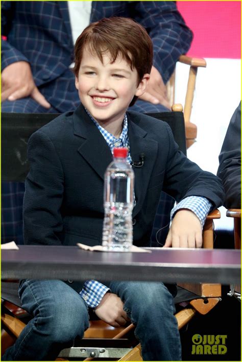 Jim Parsons Introduces 'Young Sheldon' Star Iain Armitage to the Press ...