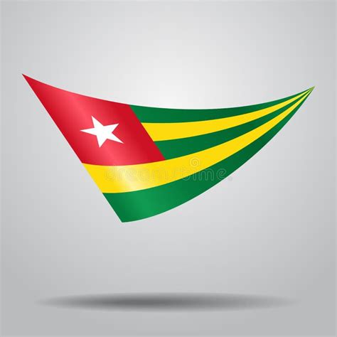 Togolese Flag Background. Vector Illustration. Stock Vector ...