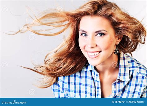 Flying Hair Stock Image - Image: 25742751