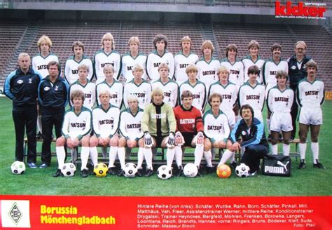 Borussia Mönchengladbach Soccer Team Photo