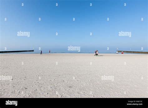 Beach in Kolobrzeg, Poland Stock Photo - Alamy