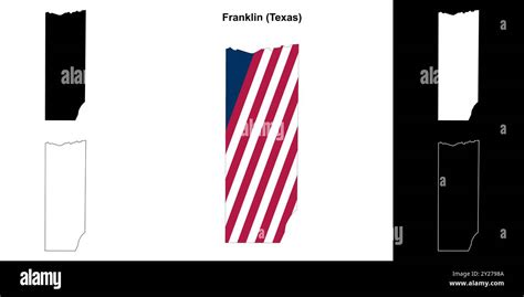 Franklin County (Texas) outline map set Stock Vector Image & Art - Alamy