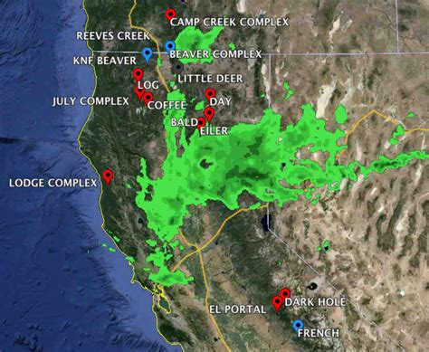 Satellite Weather Map California - Klipy - California Map Satellite ...