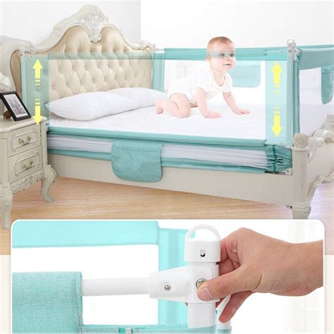 32.3"x?78.8" Bed Rail for Toddlers Baby Bed Fence, Adjustable Kid Safety Gate - Walmart.com ...