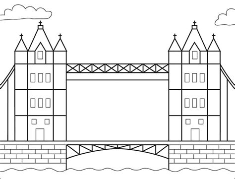 Top 159+ London bridge cartoon drawing - Tariquerahman.net