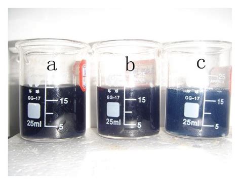 Iodine color reaction with native starch (a), pretreated starch (b ...