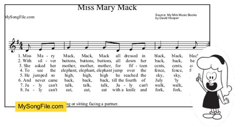 Miss Mary Mack | My Song File