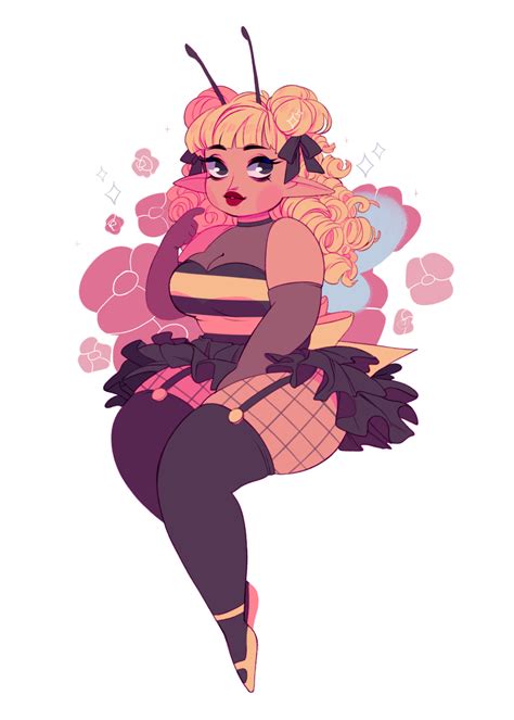 Curvy And Kawaii — flowersilk: bumblebee fairy 🐝 patreon +... | Curvy ...