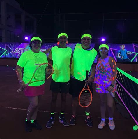 Cancun: Tennis Black-light Experience At RN Tennis Center