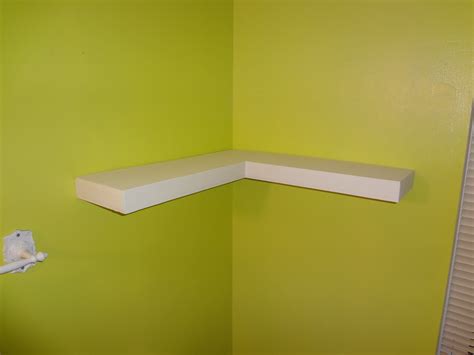 Floating Corner Shelf | Floating corner shelves, Corner shelf design, Wall mounted shelves