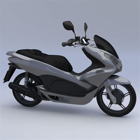 Scooter/motorbike 3D Model $32 - .blend .fbx .obj .unknown - Free3D