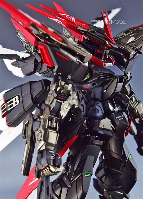 GUNDAM GUY: MG 1/100 Astray Blue Frame D [Black Ver.] - Customized Build