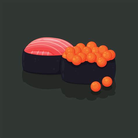 Sushi Japan Food. Design with cartoon style. 15547477 Vector Art at Vecteezy