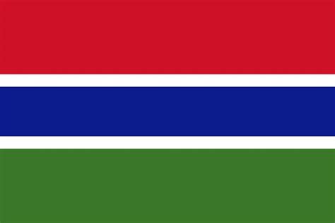 The Gambia flag vector - country flags