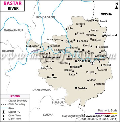 Bastar River Map