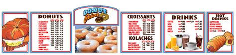 Donut Place Menu Board by Sarah Miller at Coroflot.com