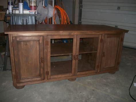 Rustic TV/Media Console Table | Ana White