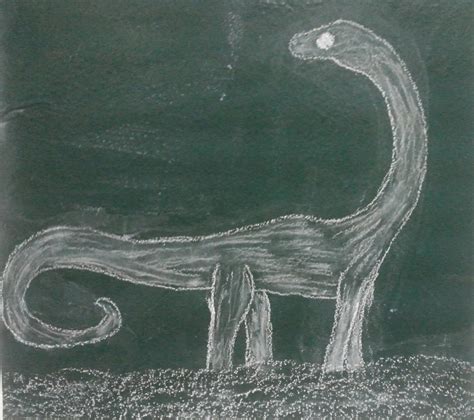 A long neck dinosaur drawing : r/DinosaurDrawings