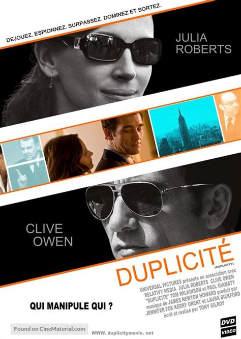 Duplicity (2009) French movie cover