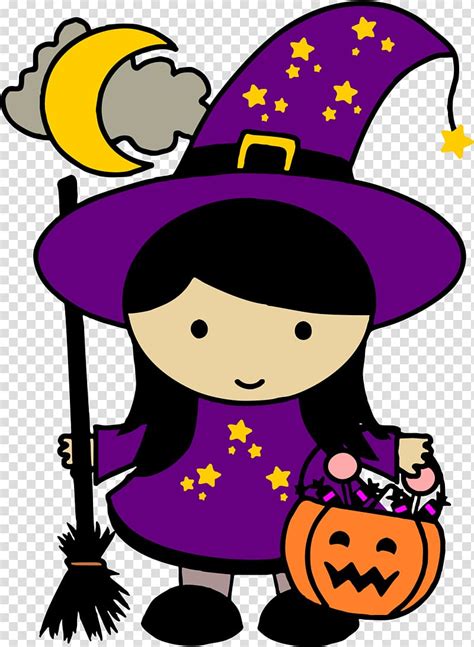 Halloween Witchcraft , cute witch transparent background PNG clipart ...